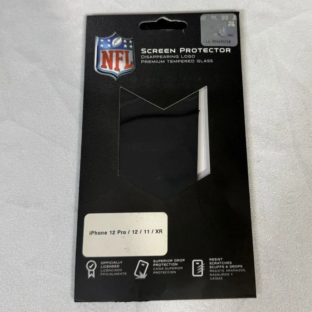 NFL Logo Screen Protector Premium Glass Dallas Cowboys iPhone 12 Pro NEW‎